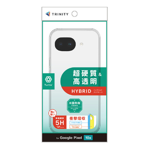 トリニティ Google Pixel 10a用[Turtle] ハイブリッドケース クリア TR-PX2610A-TT-CL-イメージ1