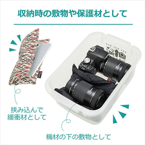 ハクバ カメラ 座・ぶとん 21 青海波 KZB-21-WVRD-イメージ5