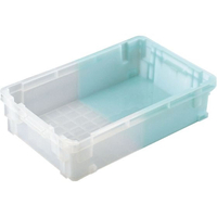 江部松商事 EBM/リス PP コンテナー NF-S33 クリア/グリーン FC723LP-5636800