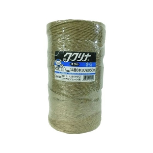 ユタカメイク 荷造り紐 ジュート麻バインダー用 14番 6本撚 850m 8503.5 FC210GR-8280810-イメージ1