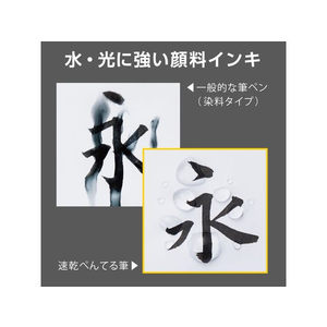 ぺんてる 速乾ぺんてる筆 中字 FCB9391-XFPD5L-イメージ7