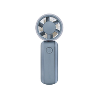 Life on Products ミニターボハンディファン スモーキーブルー LCAF041-SB