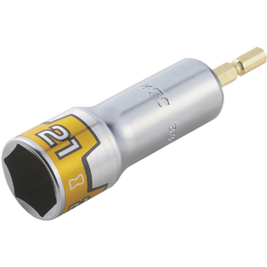 ＫＴＣ（ＴＮ） インパクトドライバ用ソケットビット 難攻不落 ２１ｍｍ KTC　インパクトドライバ用ソケットビット　難攻不落 BZP63-21-イメージ1