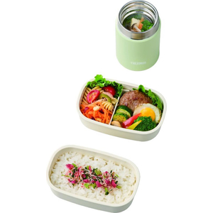 サーモス THERMOS真空断熱スープランチセット 800mL ダスティグリーン FCJ797J-JEH-800 DTG-イメージ2