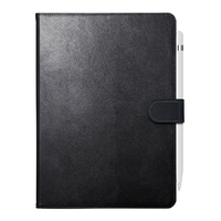 バッファロー 10．9インチ iPad 第10世代(2022年発売モデル)用2アングルレザーケース ブラック BSIPD22109CL2BK