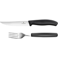 ビクトリノックス Victorinox/スイスクラシック グルメナイフ・フォークセット ブラック 12cm FC810LJ-3639800