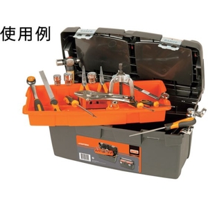 スナップオン ツールズ ヘビーデューティー仕様プラスチックボックス 黒／オレンジ600295305 FC048BJ-7940068-イメージ4