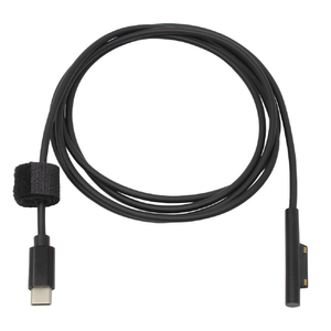 アイネックス Surface用USB-C - DC電源変換ケーブル(PD45W対応1．5m) ブラック CDC-SURF-15-イメージ1