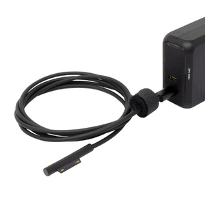 アイネックス Surface用USB-C - DC電源変換ケーブル(PD45W対応1．5m) ブラック CDC-SURF-15-イメージ5