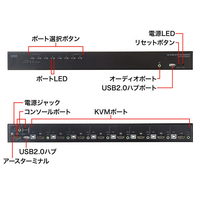 サンワサプライ SWKVM8HU HDMI対応パソコン自動切替器(8：1