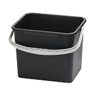 セイワ PP 角型 バケツ WP-150-0 黒 FC153LC-1077900