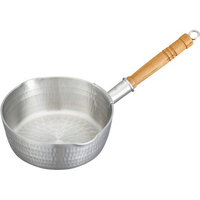 中尾アルミ製作所 アルミ 底平 浅型打出 雪平鍋 目盛付 24cm FC982LG-3026600