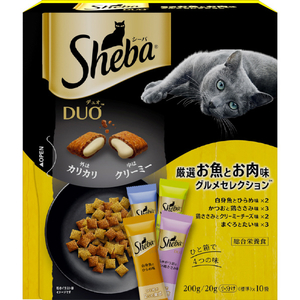 マースジャパンリミテッド シーバ デュオ 厳選お魚とお肉味グルメセレクション(200g) ｼ-ﾊﾞﾃﾞﾕｵｻｶﾅﾄﾆｸｸﾞﾙﾒS200G-イメージ1