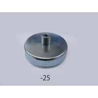 エスコ 強力マグネット φ100×22mm M12×1.75 900N FCY0563-EA781EH-25