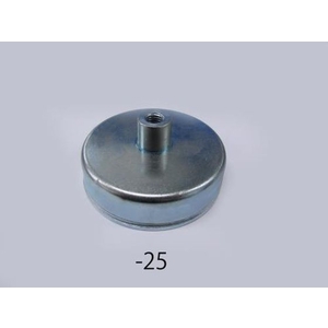 エスコ 強力マグネット φ100×22mm M12×1.75 900N FCY0563-EA781EH-25-イメージ1