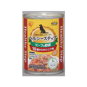 アイリスオーヤマ ヘルシーステップ10歳以上用ビーフ&野菜 FC14981-P-HLC-10BV-イメージ1