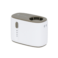 Life on Products ミニターボファン ウエストクリップ付 モカ LCAF042-MO