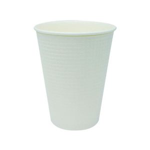 アートナップ エンボスカップ 340ml 白無地 50P F012796-80180094-イメージ1