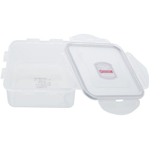 ＬＩＶ ＰＬＵＳ ロック&ロック クラシック 保存容器 600mL 正方形 グレー FCF911M-HPL854G-イメージ7