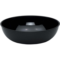 ＣＡＭＢＲＯ Cambro/丸型リブド サラダボール RSB18CW(110)黒 FC831LC-1235100