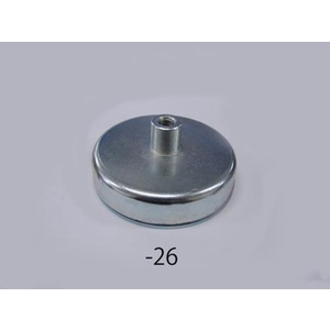 エスコ 強力マグネット φ125×26mm M14×2.0 1300N FCY0564-EA781EH-26-イメージ1