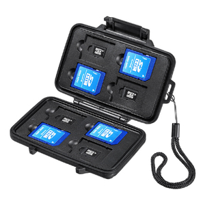 サンワサプライ 防水・防塵メモリーカードケース(SDカード、microSDカード用) FC-MMC29BK-イメージ1