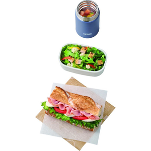 サーモス THERMOS真空断熱スープランチセット 800mL グレーネイビー FCJ798J-JEH-800 GNV-イメージ3