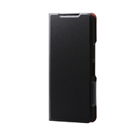 エレコム arrows We2用ソフトレザーケース 薄型 磁石付 ブラック PM-F241PLFUBK