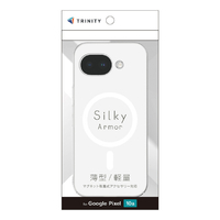 トリニティ Google Pixel 10a用[Silky Armor] マグネット吸着式アクセサリー対応 シルキータッチケース マットクリア TR-PX2610A-SA-CL