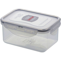 ＬＩＶ ＰＬＵＳ ロック&ロック クラシック 保存容器 600mL 長方形 グレー FCF912M-HPL811G