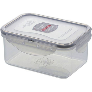 ＬＩＶ ＰＬＵＳ ロック&ロック クラシック 保存容器 600mL 長方形 グレー FCF912M-HPL811G-イメージ1