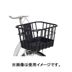 OGK技研 チューブパイプフロントバスケット ブラック 1003793ﾊﾞｽｹﾂﾄBK-イメージ2