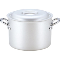 北陸アルミニウム 北陸アルミ/業務用 マイスターアルミ半寸胴鍋 54cm 540mm370mm80.0L FCK7591-031591054