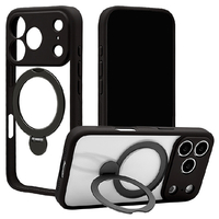 ラスタバナナ iPhone17 Pro用ZEROSAFE 極 回転スタンド 磁力充電対応 ブラック 9006IP5BZSBK