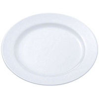 エンテック ライス皿 リム型 195 (白) FC71814-NO.26BW