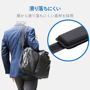 エレコム 交換用ショルダーベルト「ストレート」 ブラック BMA-SH01BK-イメージ4