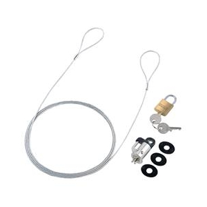 サンワサプライ パソコンセキュリティワイヤーロック(南京錠タイプ) SL-59-イメージ1
