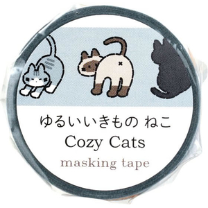 アーテック マスキングテープ ゆるいどうぶつ ねこ FCE542U-74650-イメージ4