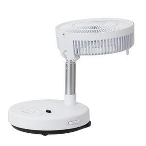シィーネット DCモーター搭載リモコン付折り畳みリビング扇風機 e angle select PaTaFANmini ホワイト EDPT20AW-イメージ6