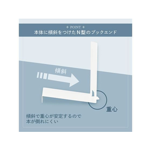 カール事務器 ブックチルト ホワイト FCE479U-BT-001-W-イメージ3