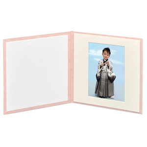 ハクバ スクウェア台紙 2L(カビネ)サイズ 1面(角) No.2020 ピンク M2020-2L-1PK-イメージ2