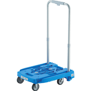 トラスコ 樹脂台車　カルティオミニ　ｗｅｅｇｏ　省音Ｇ車輪　ブルー　ストッパー付 WP-2G-B-JS-イメージ1