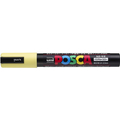 三菱鉛筆 ポスカ ナチュラルカラー 中字丸芯 パステルイエロー F121866-PC5MP.2