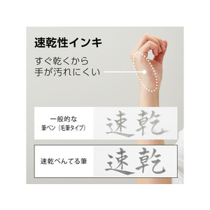 ぺんてる 速乾ぺんてる筆 カートリッジ うす墨 FCB9395-XFRPD-N-イメージ3