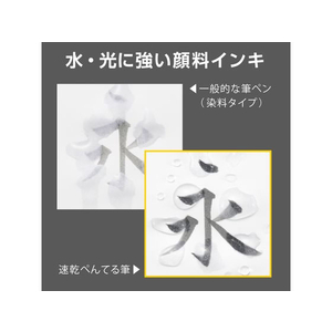 ぺんてる 速乾ぺんてる筆 カートリッジ うす墨 FCB9395-XFRPD-N-イメージ7