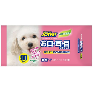 アースペット JOYPET ウエットティッシュα お口・耳・目のまわり用 90枚 FCE881K-イメージ1