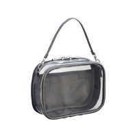 リヒトラブ myfa デコレーションボックスポーチ ミニ・ワイド チャコールブラック FCG646U-A3309-24