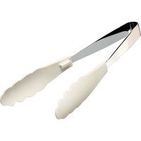 田辺金具 抗菌耐熱カラーマルチトング ストッパー付 オレンジ 235mm FCL4249-024116003