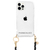 PHONECKLACE iPhone 12/12 Pro用チェーンショルダーストラップ付きクリアケース ブラック PC20431I12P-イメージ2