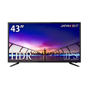JAPANNEXT　43型4K液晶ディスプレイ　JN-IPS4302UHDR 43インチ 大型液晶ディスプレイ 4K HDR PCモニター JN